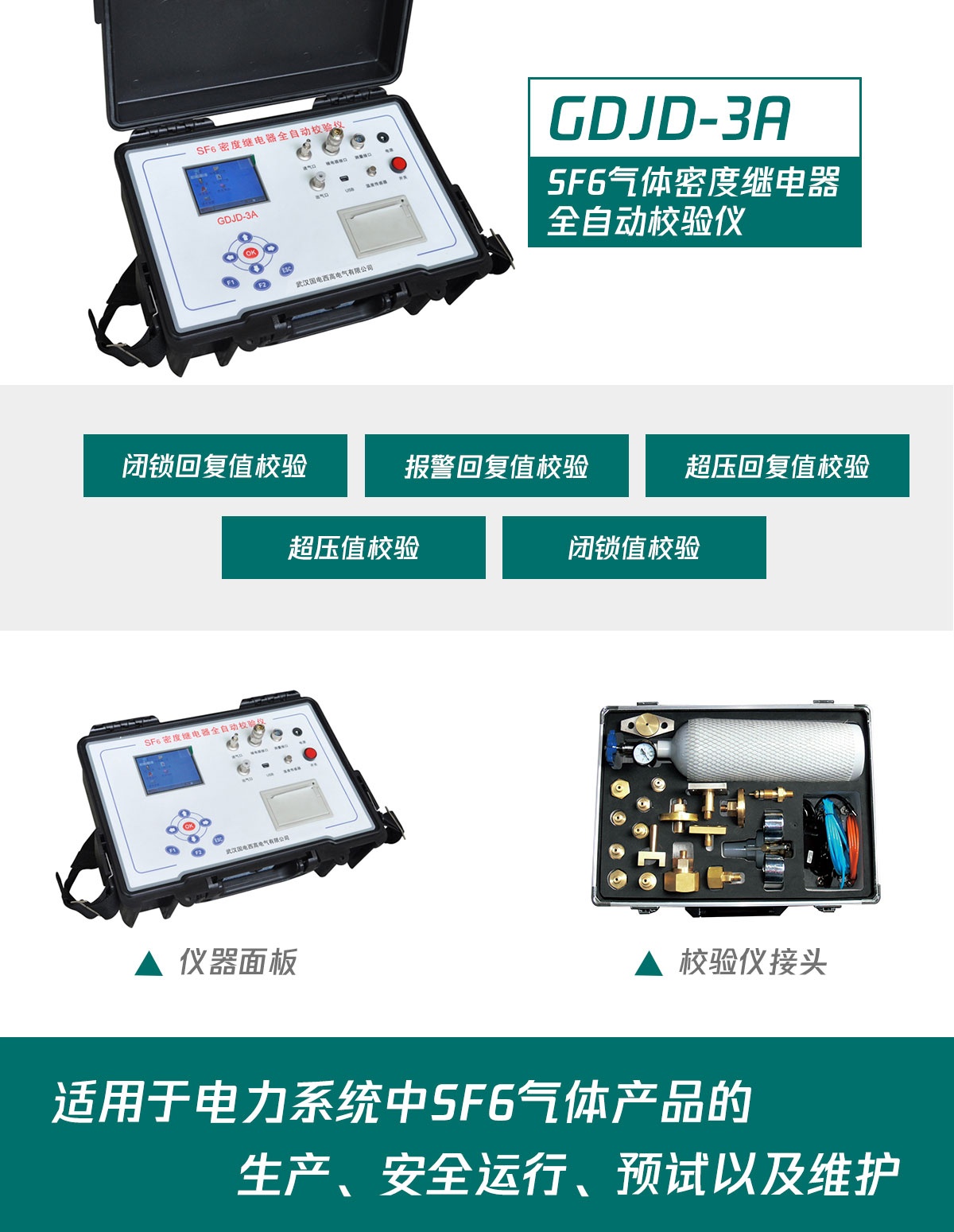 國電西高SF6密度繼電器校驗儀