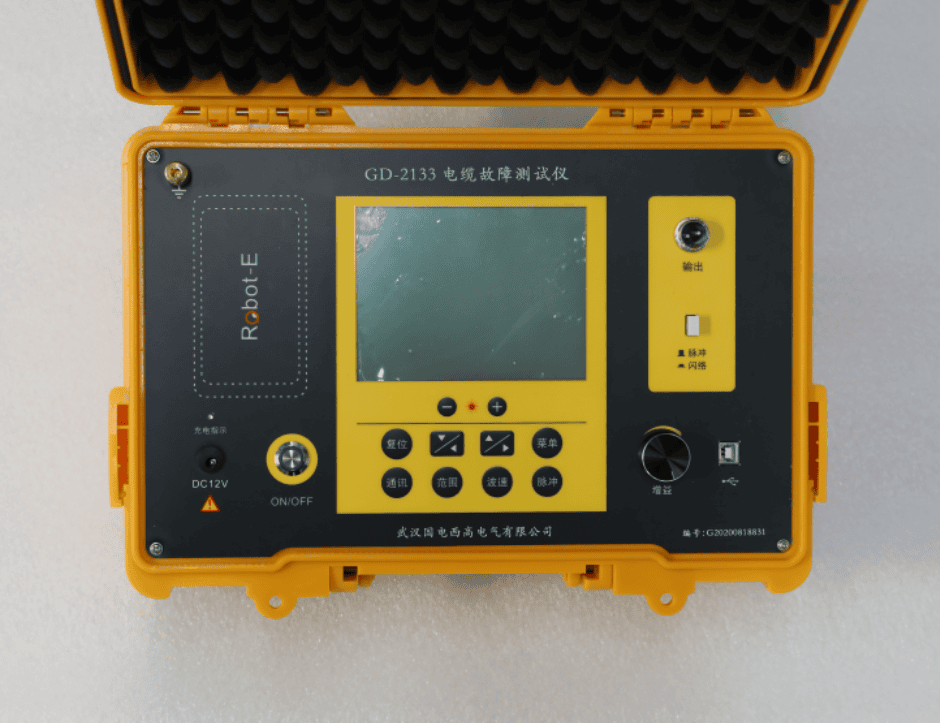 電力電纜故障定位儀面板圖